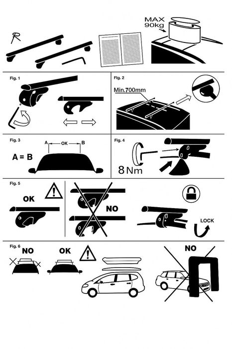 Напречни греди за багажник