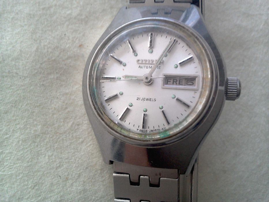 Ceas DAMA Citizen, automatic, diametru: 27mm fc, Day date, capac filet