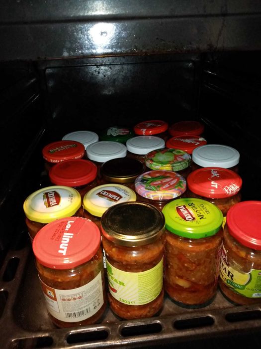 Zacusca de vinete cu ciuperci, bio