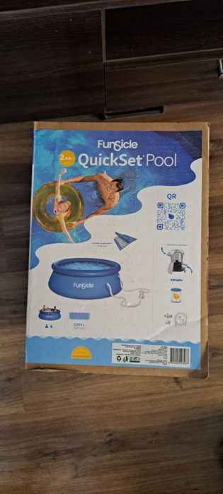 Басейн с електрическа помпа и филтър