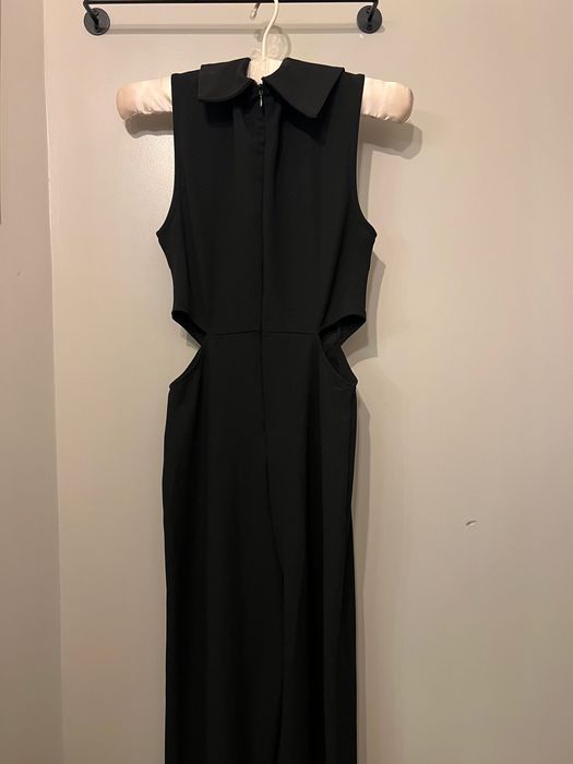 Черен официален гащеризон