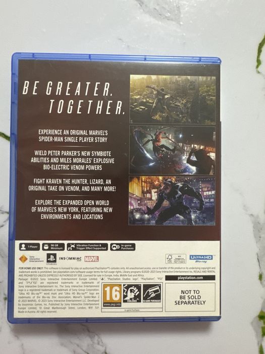 Spider man 2 PS5 БУ диск без царапин ГАРАНТИЯ