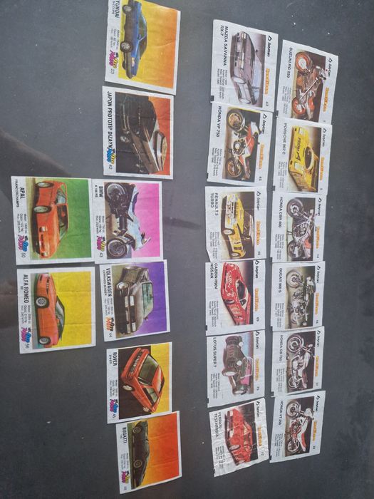 Vand surprize guma Turbo, Bombibom,  Oto Moto