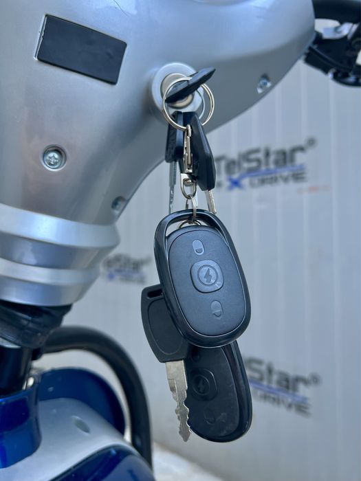 Електрически скутер TBSLD BIG NEW двойна седалка и педали TelStar 2025