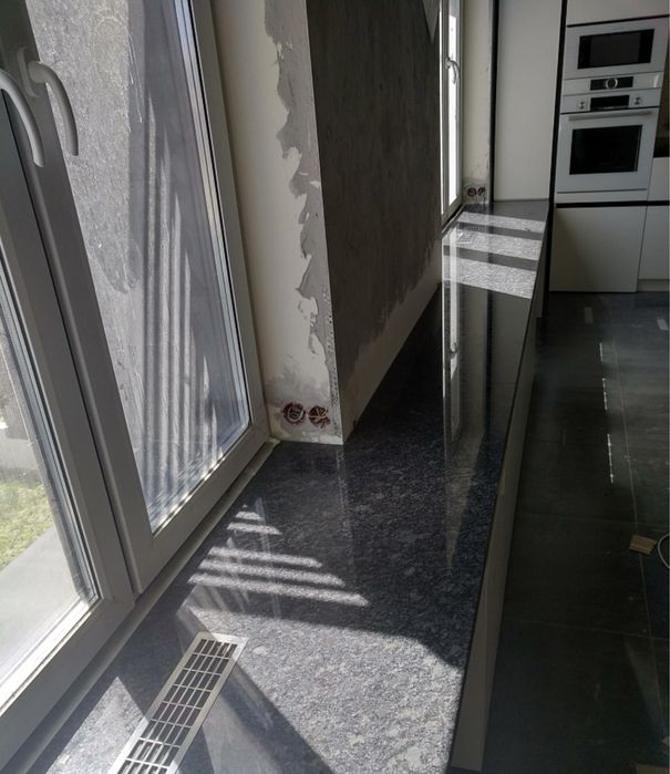 Установка Столещница из гранита , подоконники