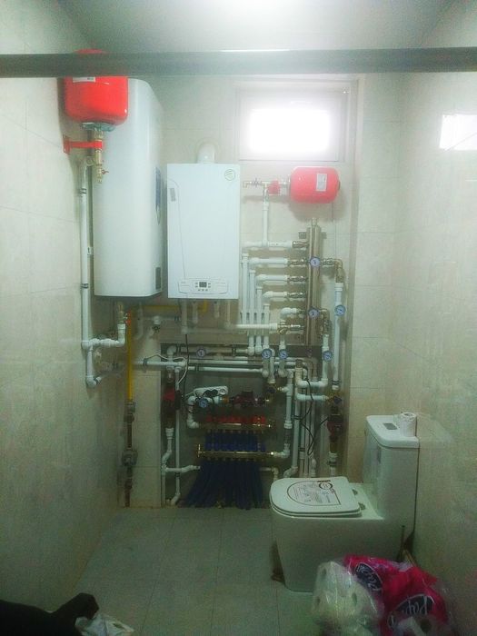 Аккуратный и качественный монтаж отопления и водоснабжения