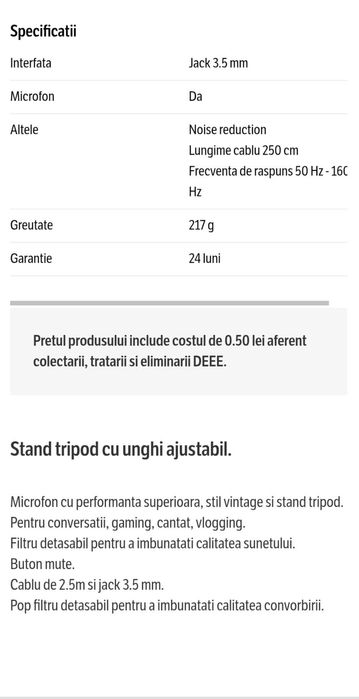 Desk Microfon Trust Madell
