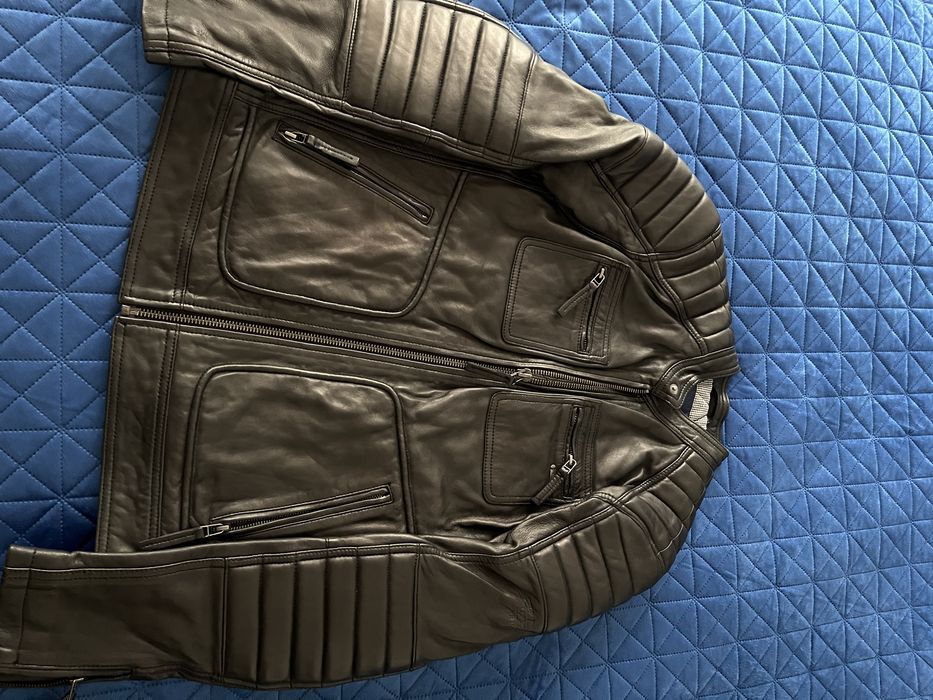 Geaca moto piele naturala