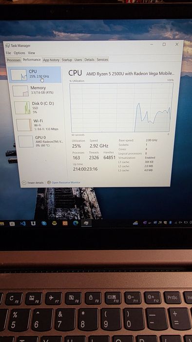 Notebook Lenovo Ideapad 530S, 14" FullHD, carcasa metalică, subtire, r