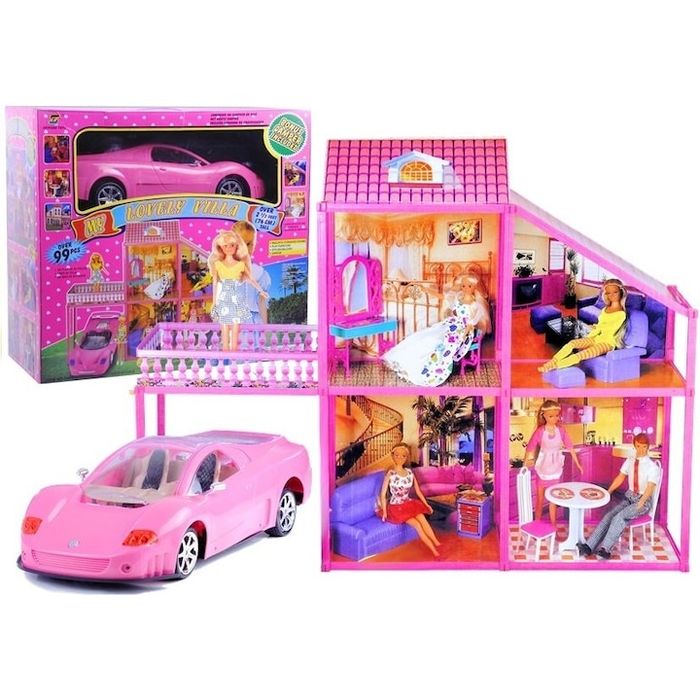 Комплект кукли, LEAN TOYS, 76 см, С кола, Аксесоари 3383
