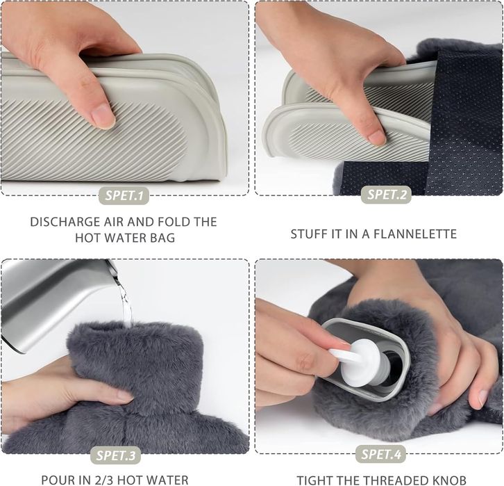 Нагревател за крака с топла вода. Затоплящи ботуши без електричество