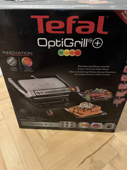 Gratar Electric TEFAL Optigrill + Walfles GC716D12, 2000W