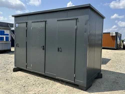 Container sanitar cu 3 compartimente