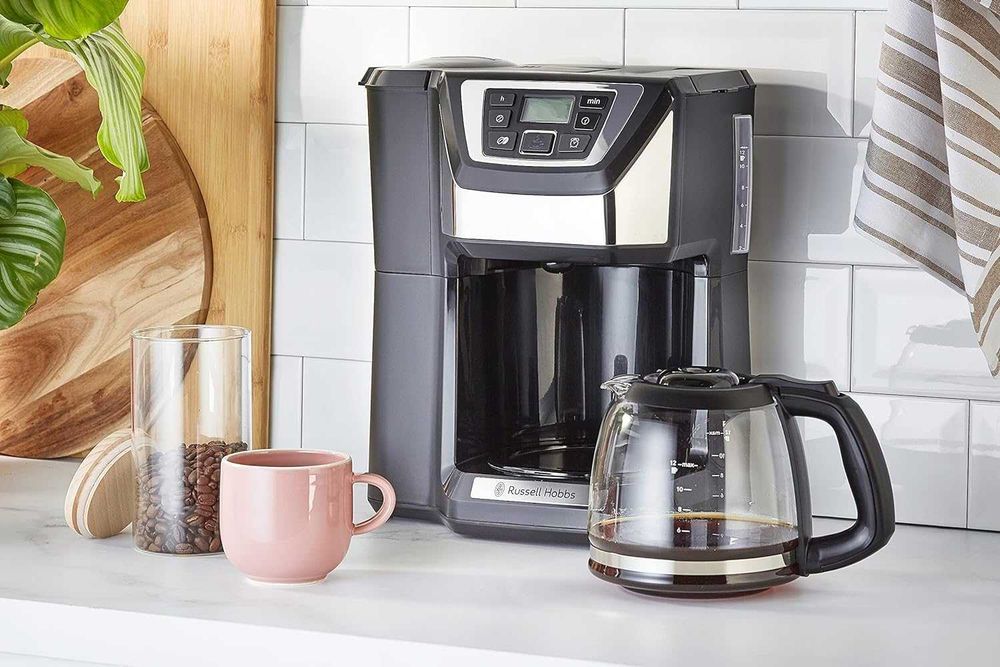 Шварц кафемашина с мелачка Russell Hobbs Victory Grind&Brew (22000-56)