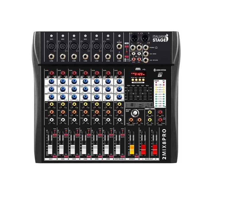 Mixer Neamplificat Italian Stage 2MIX8PRO - Nou, Sigilat, Garantie