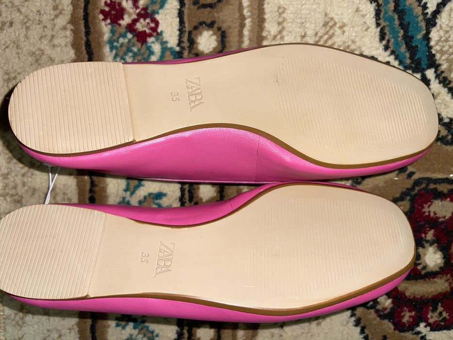 Балетки кожаные детские