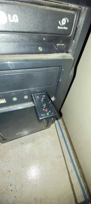 Външна звукова карта 7.1 USB, 3.5 мм жак микрофон / стерео за компютър