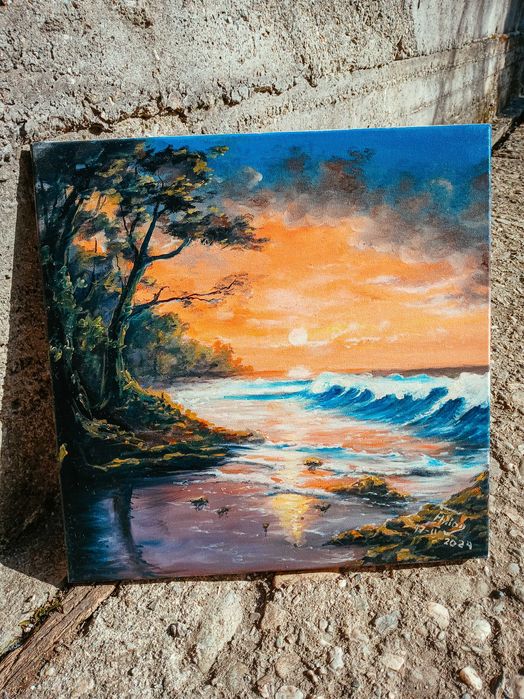 Lucrari la comanda peisaje pe panza in ulei