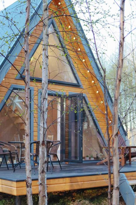 Афрейм дома из дерева