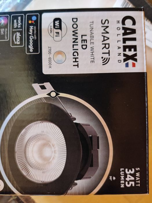 Reflector ajustabil Calex Smart, inox/plastic, CCT, 5 W, 345 lm,