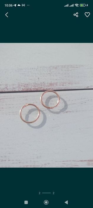 Золотые серьги 585 проба
