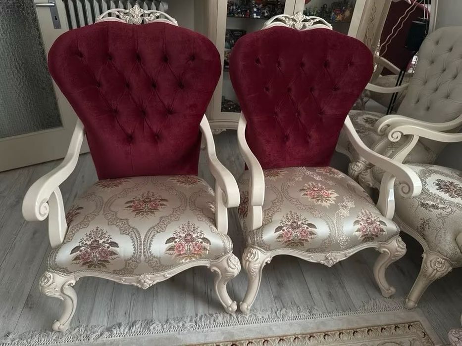 Scaune tip fotoliu in stil vintage