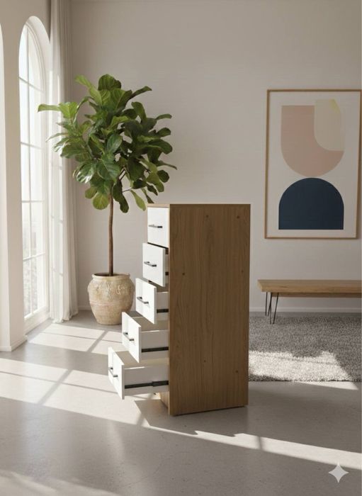 Комод с пятью ящиками из ЛДСП