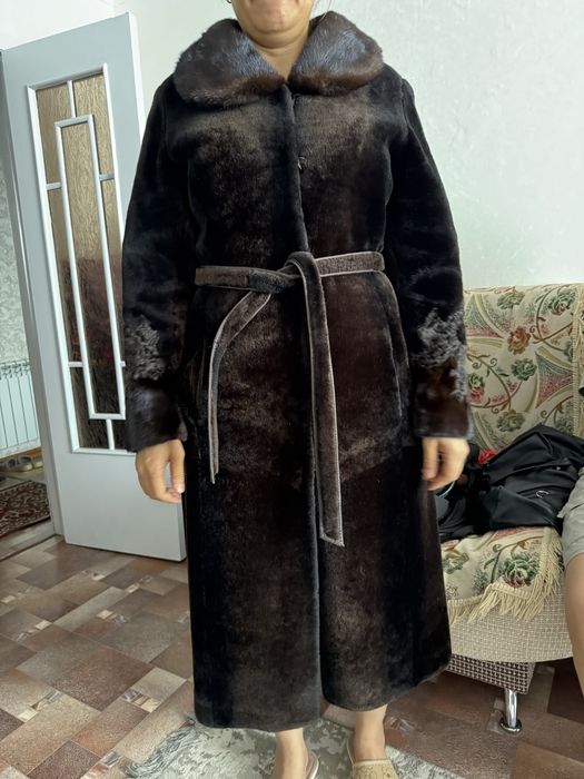 Мутон с норковым воротничком