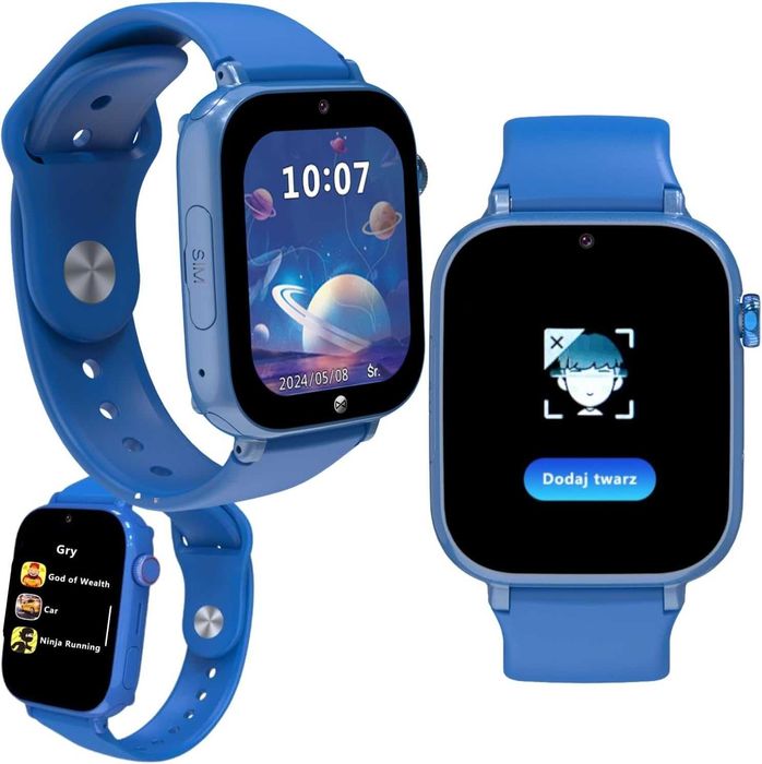 Детски смарт часовник Forever Look Me! 3 - 4G, GPS, Видео разговори