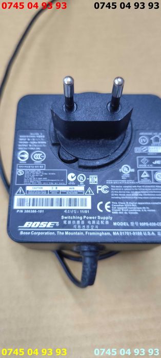 incarcator alimentator BOSE SU103329 95PS 030 nou cu proba