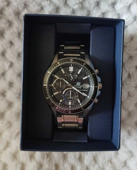 Ceas Casio Edifice Premium Solar Chronograph, cod model EFS-S510D-1AVUEF