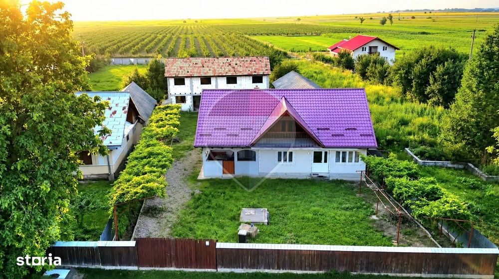 Casă cu 3 camere și Hală de vânzare