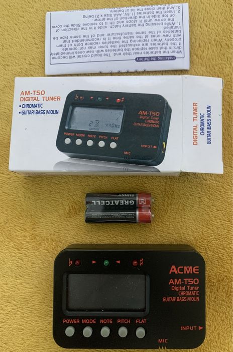 Vand tuner digital pentru instrumente, marca Acme, model AM-T50