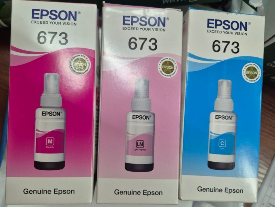 Epson 673 чернила