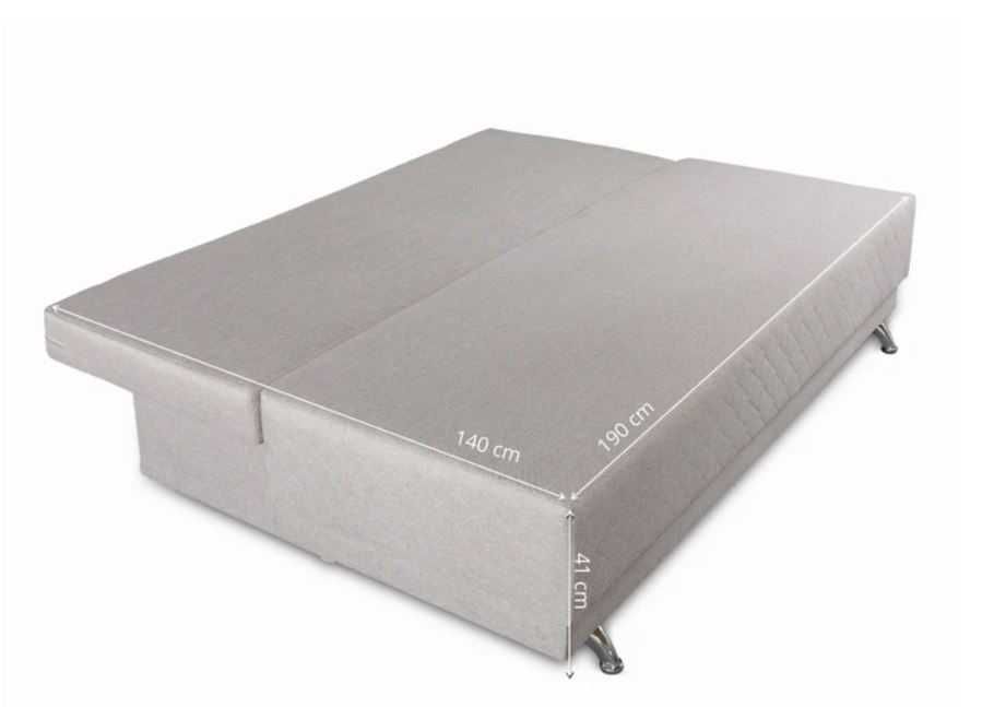 Canapea extensibila 3 locuri Karla, cu lada, bej,