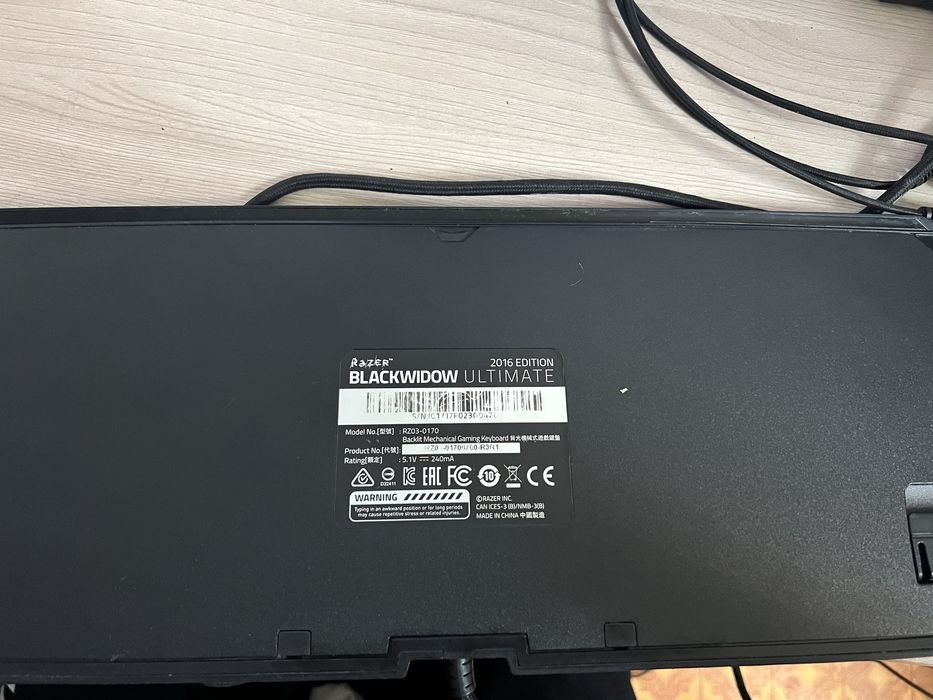 Клавиатура Razer Blackwidow