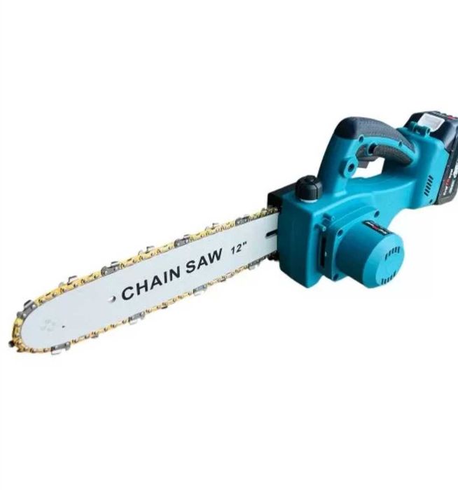 Акумулаторна резачка 25см и 30см 36V 8/10Ah, 2 батери+2 вериги