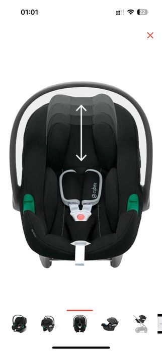 Новая автолюлька Cybex Aton B2 i size