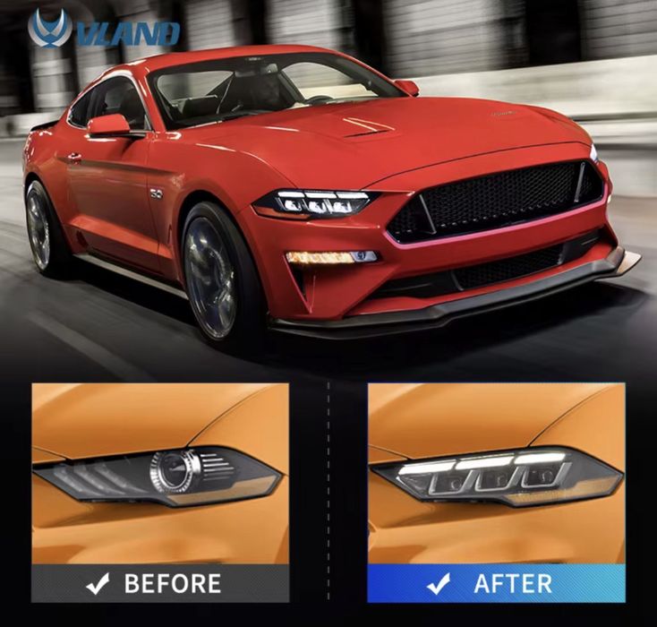 Комплект LED тунинг  фарове Ford Mustang 2018+