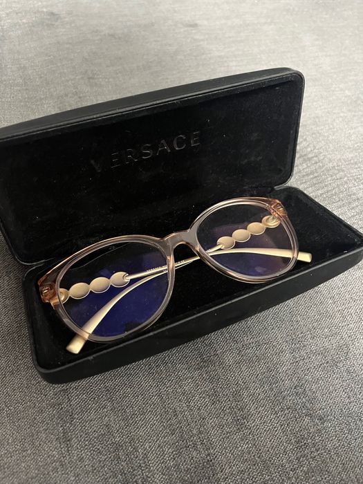 Оригинални очила Versace за синя светлина с лещи без диоптър