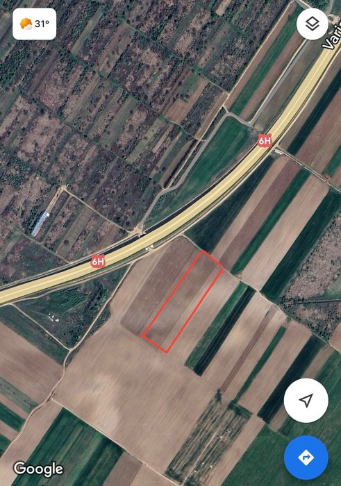 Teren de vanzare 9900 mp centura ocolitoare Mihailesti Giurgiu