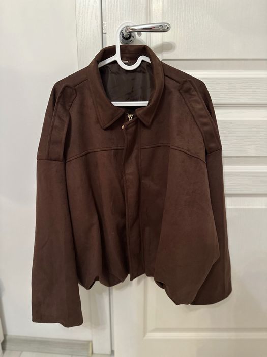 Кафяво велурено яке