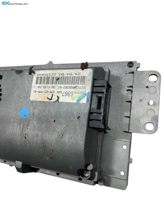 Navigatie Completa Unitate Radio Display Climatronic Panou AC Peugeot 407 2004 - 2010 Cod 96573322 96573322YW 96565708 96565708YW 9656690780 [N1003]