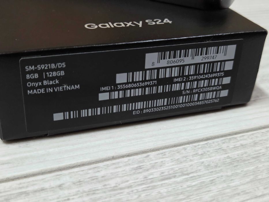 ГАРАНЦИЯ S24 | 128GB | Onyx Black – Като нов Samsung Galaxy с24 телефо