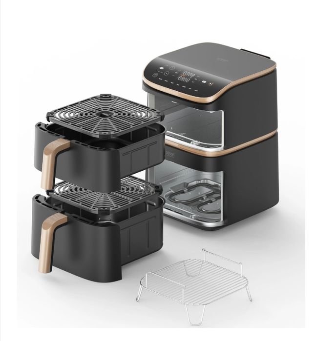 Friteuza cu Aer Cald Cosori Turbo Tower Pro Smart de 10.8 litri