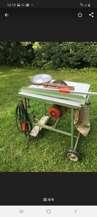 Masa de taiat si masa de crapat lemne 380v
