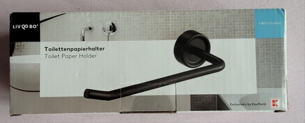 Метална поставка/държач за тоалетна хартия