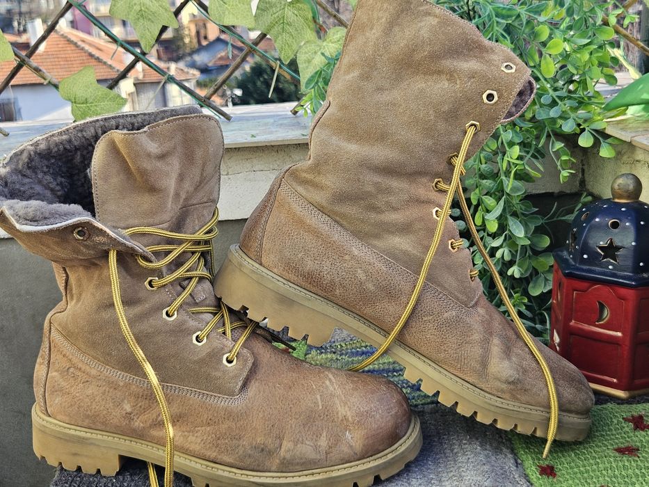 Мъжки боти естествена кожа N41