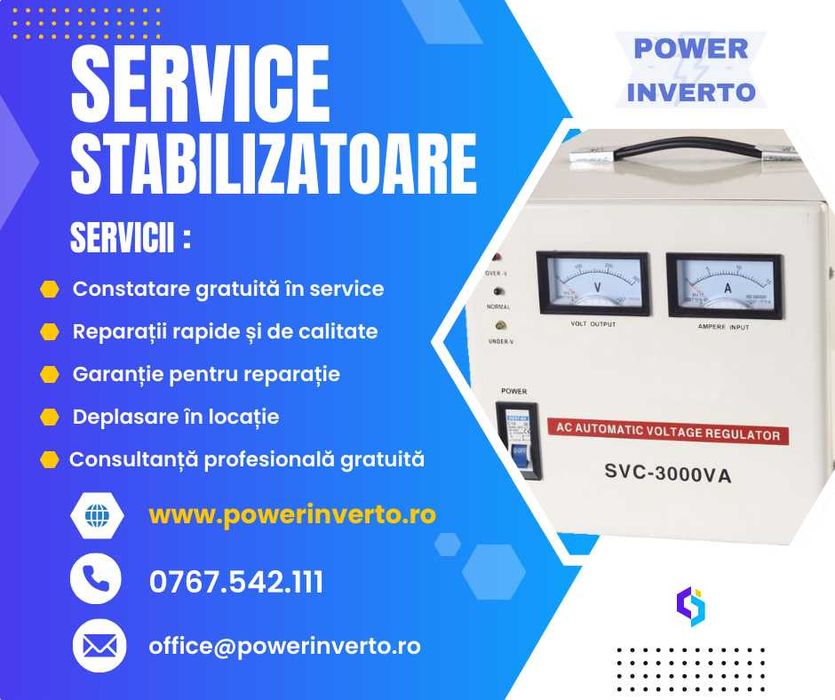 Service Invertoare Solare, UPS-uri, Stabilizatoare, Electronice