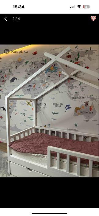 Детская кровать из сосны